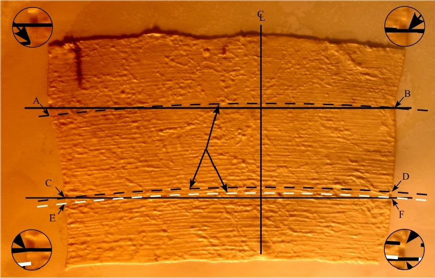 Unwrapped latex impression of Core 7